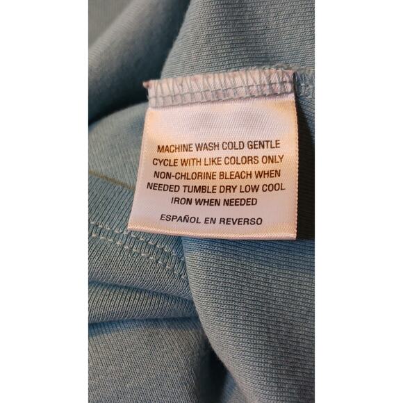 Charter Club Women's Green Short Sleeve Pima Cotton Top Petite XL - Picture 4 of 4